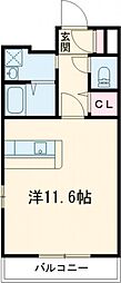 リファレンス大手町 1Kの間取図画像