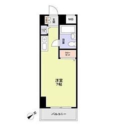 ウインザーパレス川口 ワンルームの間取図画像