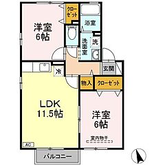 物件の間取り