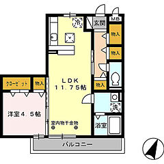 物件の間取り