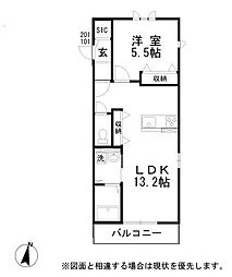 間取図画像 1LDK