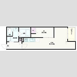 間取図画像 1LDK