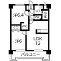 ロイヤルパレスホウゲツ1階6.5万円