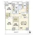 WコンフォートタワーズEAST5階28.0万円