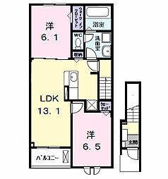 DAYZ(デイズ) 2LDKの間取図画像