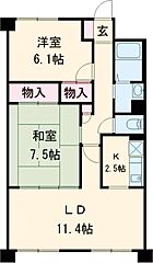 物件の間取り
