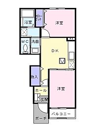 間取図画像 2DK