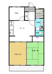 ＳＰＡＣＥ241 4階3DKの間取り