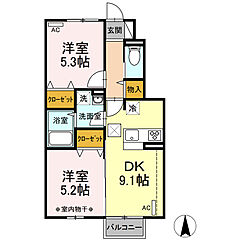 物件の間取り