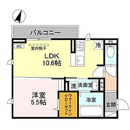 間取図画像 1LDK