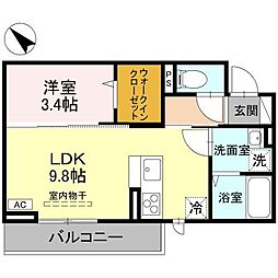 間取図画像 1LDK