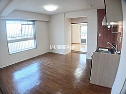 ソレイユフジ 6A 6階4DKのリビング/ダイニング