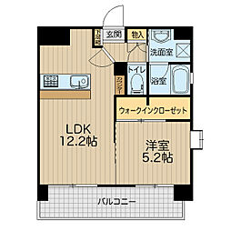ReginaHONJO 1LDKの間取図画像