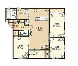 間取図画像 3LDK