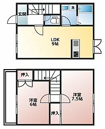ロイヤルコート弐番館 2LDKの間取図画像