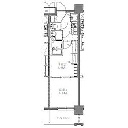 S-RESIDENCE上社aureate(オリート) 12月契約限定キャンペーン 1階2Kの間取り