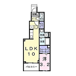 間取図画像 1LDK
