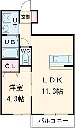間取図画像 1LDK