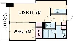 ＮｉｃｅマンションＩＴ九品寺 2階1LDKの間取り