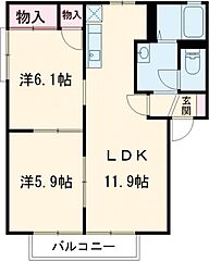 物件の間取り