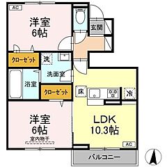 物件の間取り