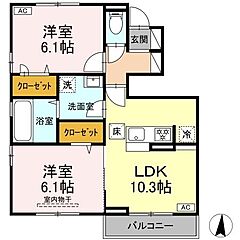 物件の間取り