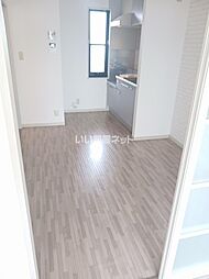 グリーンパークはやの　B棟 202 2階2DKのリビング/ダイニング