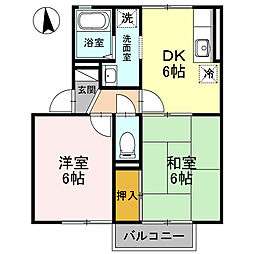 間取図画像 2DK