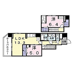 セレーノ・ユー 2LDKの間取図画像