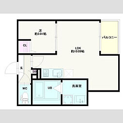 間取図画像 1LDK