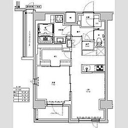 S-RESIDENCE板橋大山 10階1LDKの間取り