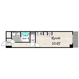 サンプラザ神楽 ワンルームの間取図画像