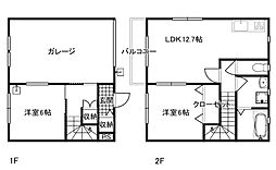ラ・カシェット新宿　ＷＥＳＴ 1階2LDKの間取り