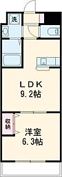 La.La.garden 1階1LDKの間取り