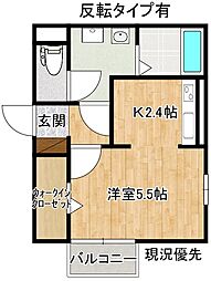 starts 2階ワンルームの間取り