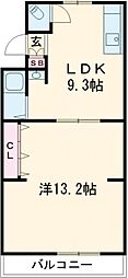 間取図画像 1LDK