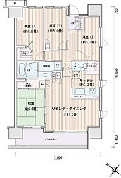 エスティメゾン豊洲レジデンスＡ 10階4LDKの間取り