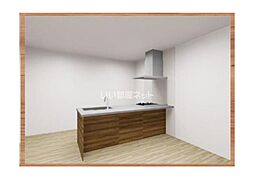 グランメゾンクレスト南蔵王I C 1階3LDKのリビング/ダイニング