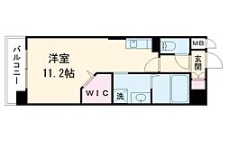 ＳｐｒｉｎｇＣｏｕｒｔ近見 5階ワンルームの間取り