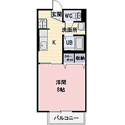 Surplus　Espoir 1階1Kの間取り