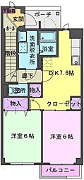 間取図画像 2DK