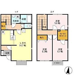 間取図画像 3LDK