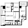 さくらヒルズニシキプラチナムレジデンス13階23.5万円