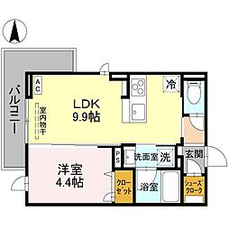 間取図画像 1LDK