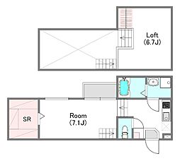 MODERN PALAZZO 西諫早駅 1階1SKの間取り