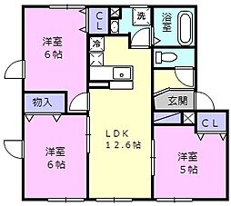 間取図画像 3LDK