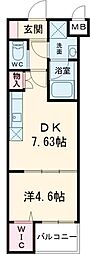 間取図画像 1DK