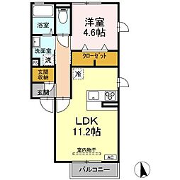間取図画像 1LDK