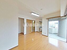 JR東北本線 郡山駅 徒歩18分の賃貸マンション 2階ワンルームのリビング/ダイニング