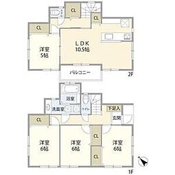 横浜市戸塚区 1階4LDKの間取り